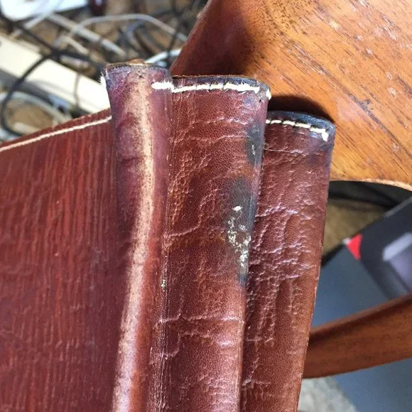 VINTAGE SWEDISH LEATHER BRIEFCASE - Picture 8 of 15